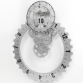 No.3 Big Silver Gear Reloj de pared